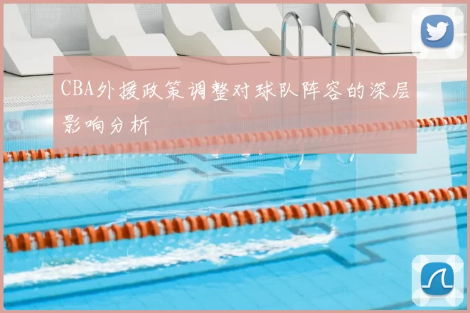 CBA外援政策调整对球队阵容的深层影响分析