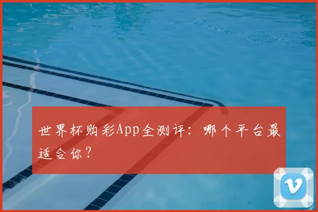 世界杯购彩App全测评:哪个平台最适合你?